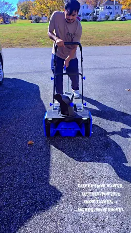 #flyp #TikTokShopFallDealsForYou #GARVEE Snow Blower, Batterv-Powered Snow Blower, 12 Inches, Snow Shovel