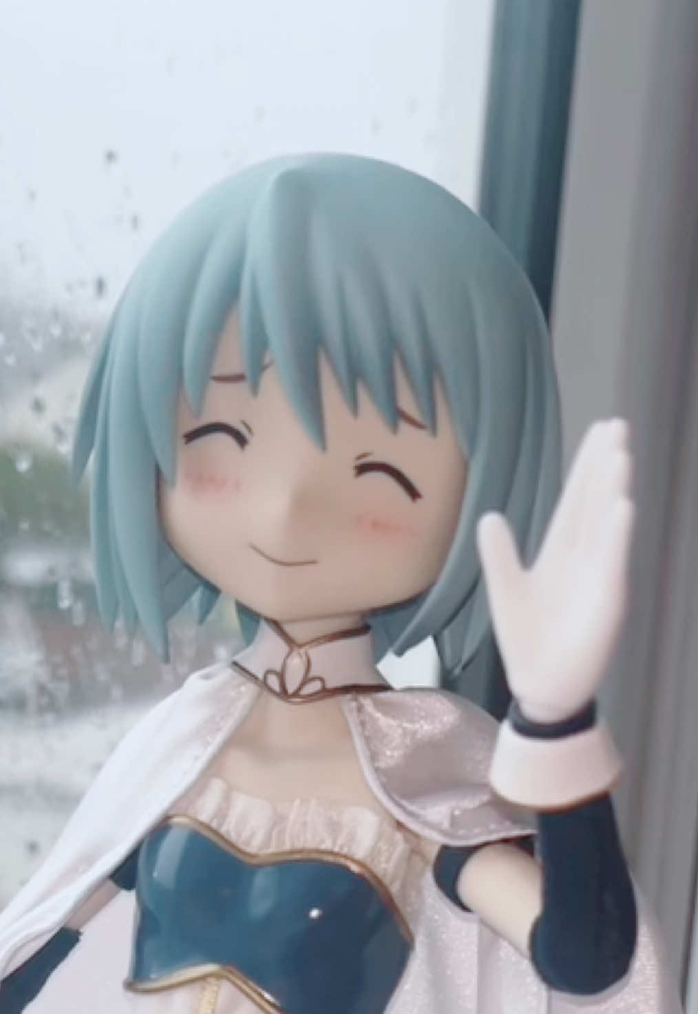 My RAH sayaka :D i love her  #cutecore🎀🦴🍮🐾 #animefigure #figurecollection #sayakamiki #madokamagica 