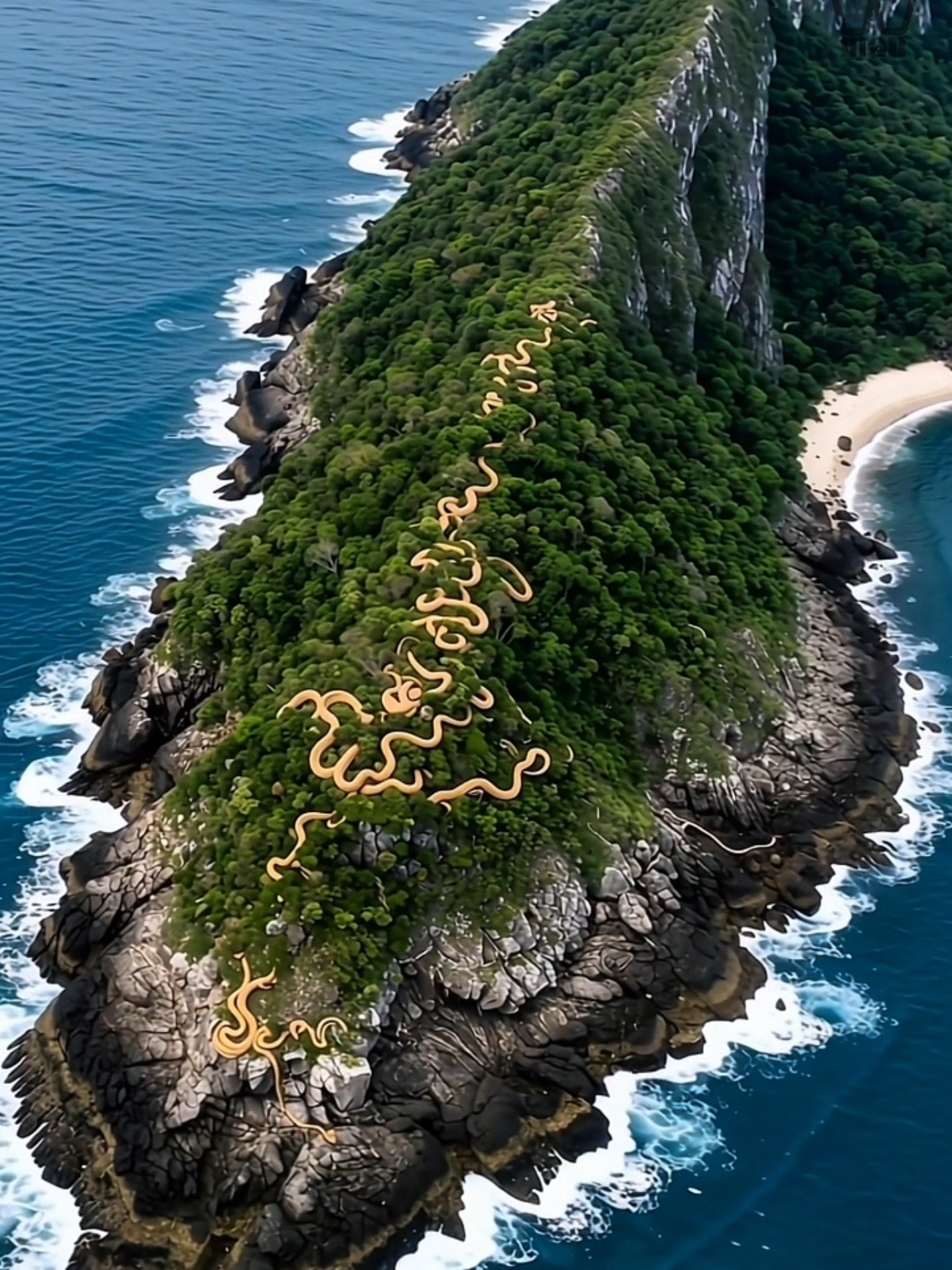 أخطر جزيرة على وجه الأرض لا ينجو من يزورها ⛔🐍