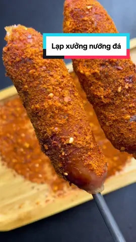 Lạp xưởng nướng đá #lapxuong #lapxuongnuongda #anvat #ancungtiktok #lạpxưởng 