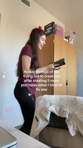 Me trying to fix plot holes in my book #writer #writertok #authorsoftiktok 