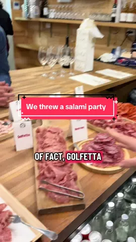 We talk a lot about Cheese but today we want to educate you a little bit about some of our amazing meats that we carry at The Cheese Store of Beverly Hills from Golfera, so we threw a salumi party #cheesestoreofbeverlyhills #cheesestore #cheesemonger #cheesetok #salami 