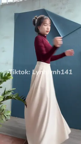 Chân váy cạp cao có túi#chanvay #chanvaydai 