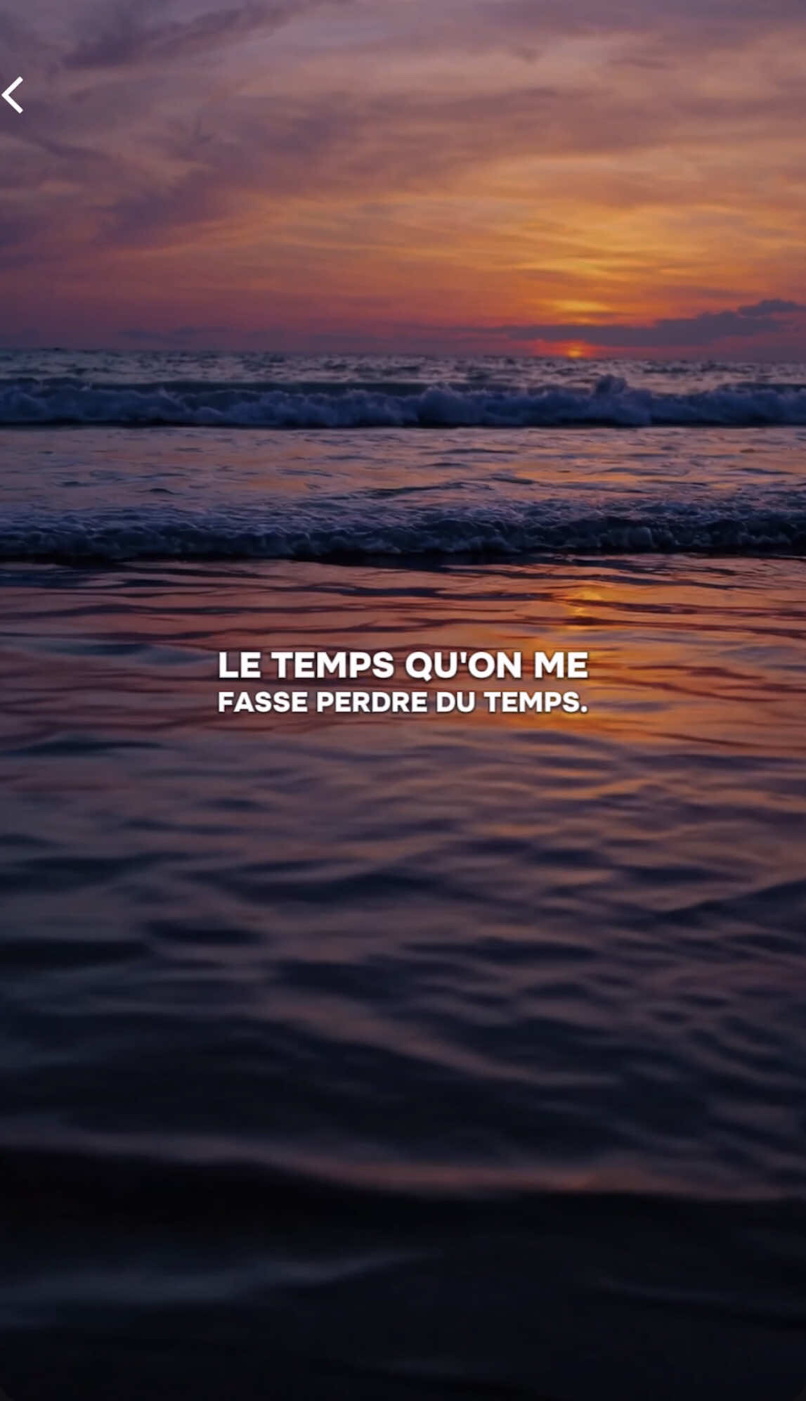 J'ai plus le temps qu'on me fasse perdre du temps .. #citations #devperso #relation 