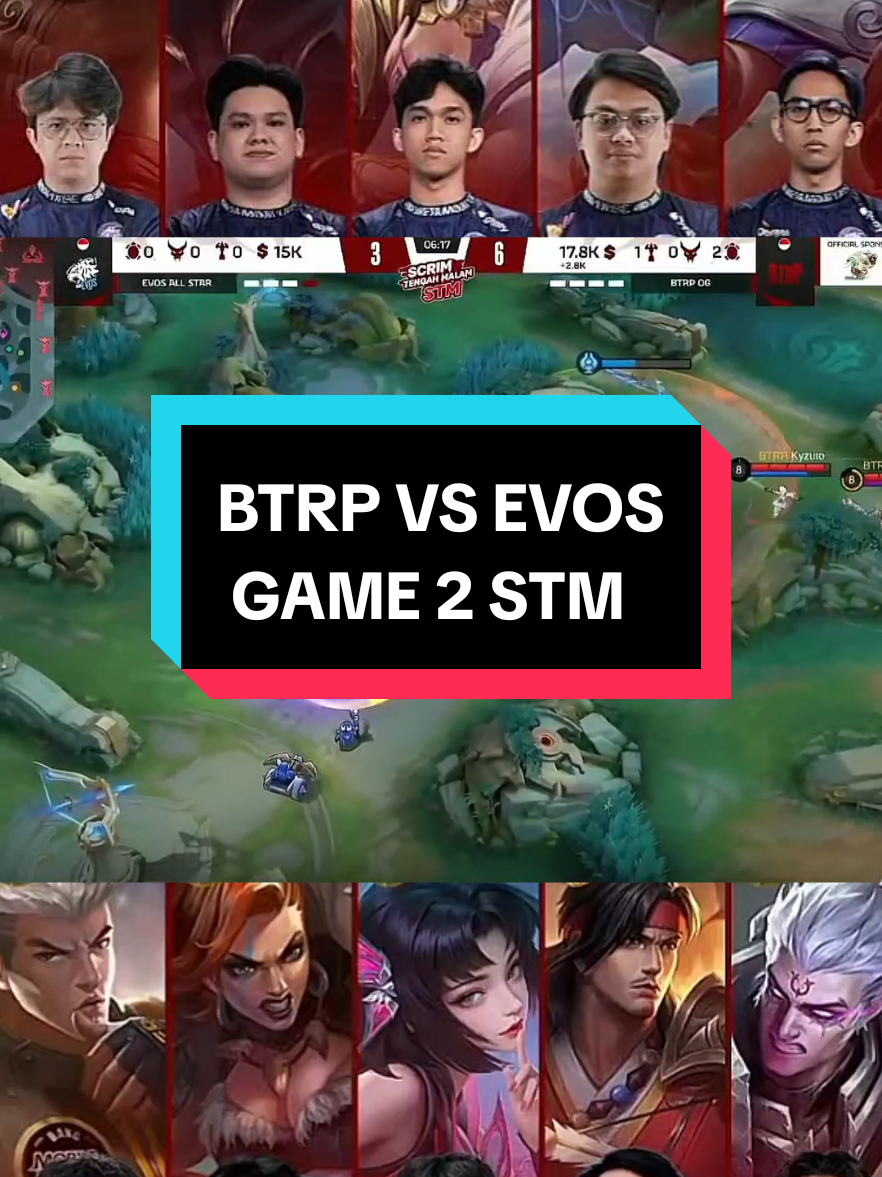 BTRP VS EVOS GAME 2 STM #btrp #evosesports #stm #MLBB9TH #MLBB 