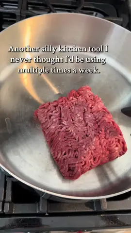 I’ve had mine for years and literally use it a minimum of 2x/week! If you have a cooking-lover in your life, grab this as a stocking stuffer or favorite things gift! #meatchopper #stockingstuffer #kitchentools #cookingtools #groundbeef 