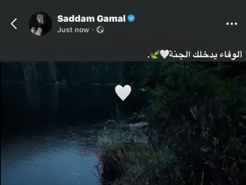 ألوفاء يدخلك الجنة🤍🍃. #foryou #fyp #اكسبلورexplore 