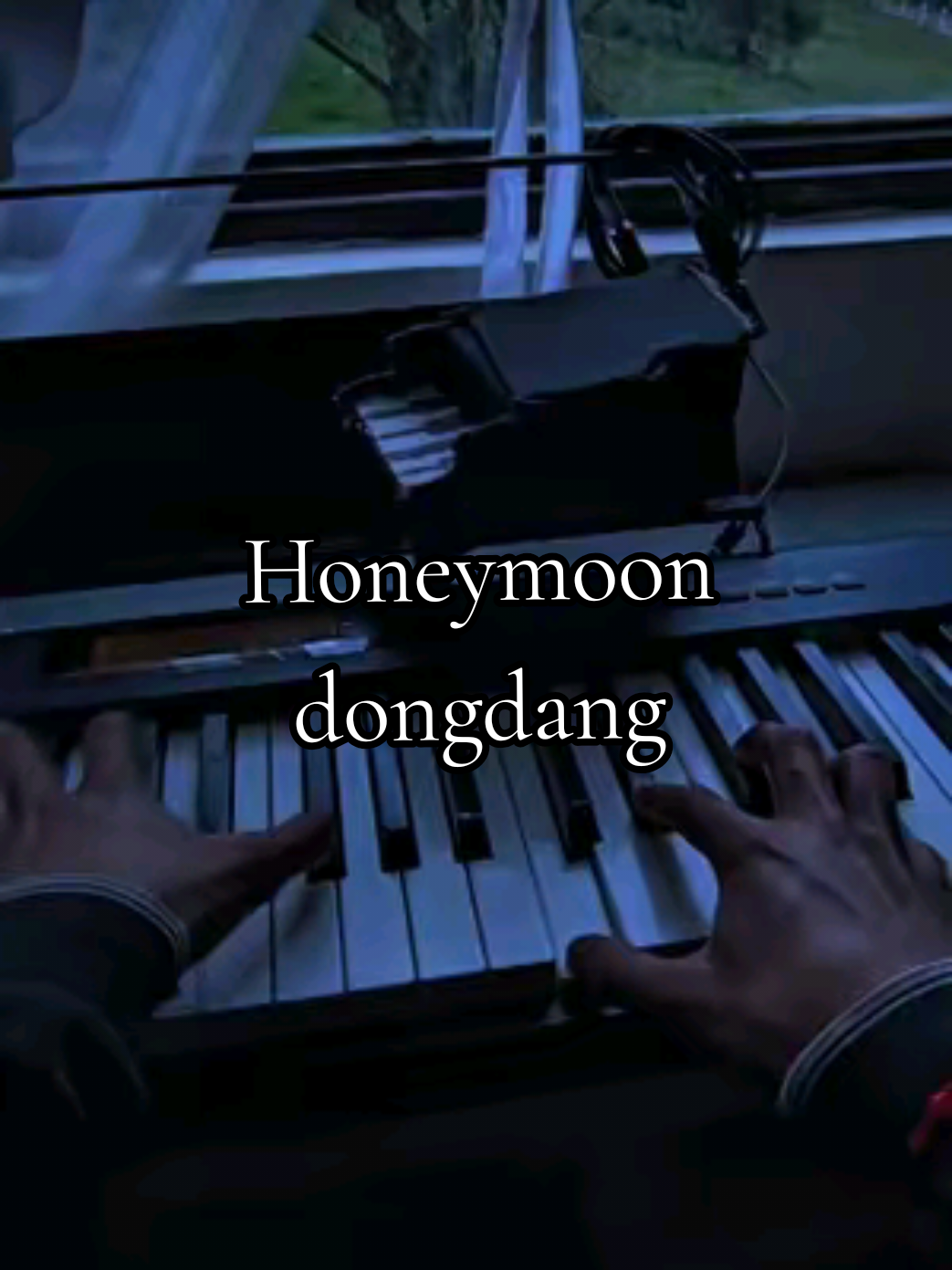 Honeymoon un deux trois - dongdang #piano #pianotok #pianocover 