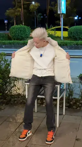 Mua đông năm nay mặc áo phao lót lông cho ấm nhá #sontocbac #sonomen 