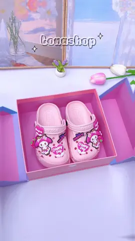 Dép Sục Bé Gái Sticker Đáng Yêu #lonashop #depsucchobe 