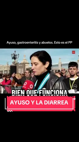 Ayuso tenía que decirlo. Después de la cogorza del acto de @OKDIARIO, llegaba lo peor: la resaca. Y el kebab sentó mal, así que en plena misa de la Almudena... Se tuvo que ir en ambulancia por la diarrea explosiva.  #ayuso #sanidadpublica #madrid #diarrea #memepolitico 