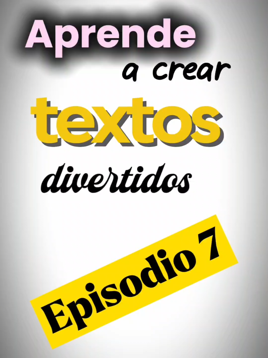 Parte 7| Aprende a crear textos divertidos:  Textos trasparente  #titulos #textos #capcut_edit #texts  #capcut 