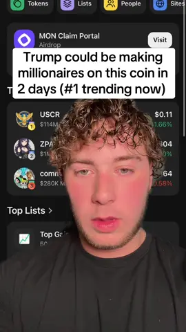 This is absolutely insane #1 trending coin on phantom right now (look up United States crypto reserve) to find it.  #crypto #memecoins #investing 