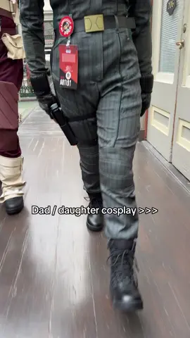 Doco dad made his entire cosplay from scratch btw  #thunderbolts #yelena #alexei #dad #cosplay 