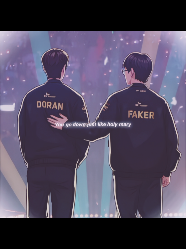 This 6th trophy is for you Doran ll Faker x Doran #doran #faker #leagueoflegends #T1 #foryou 
