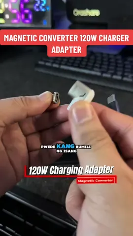 Elough 120W USB-C Magnetic Fast Charging Adapter ⚡ Experience next-level convenience with the Elough 120W USB Type-C Magnetic Adapter — designed for ultra-fast charging and smart cable protection. Its right-angle magnetic connector prevents cable bending and makes plugging effortless, even in tight spaces. Ideal for laptops, phones, and tablets using Type-C. Compact, durable, and built for high-power performance. #Elough #USBTypeC #FastCharging #MagneticAdapter #120WCharger   