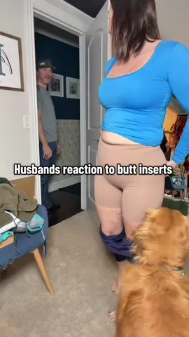 I loved his reaction 😅 #buttpad #buttpadding #padup #buttlifting #buttliftingshapewear 