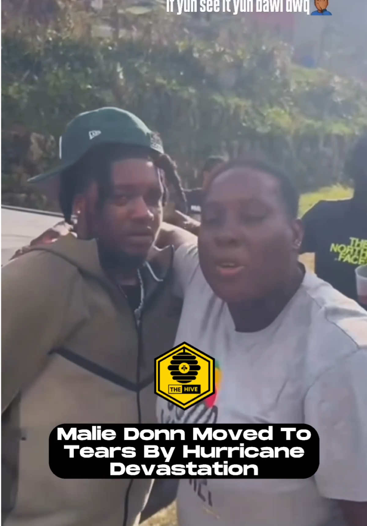 Malie Donn CRIES for Hurricane Melissa Victims in Western Jamaica ❤️‍🩹🇯🇲 #maliedonn #jamaica #hurricane #dancehall #melissa