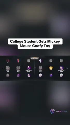 College Student Gets Mickey Mouse Goofy Toy