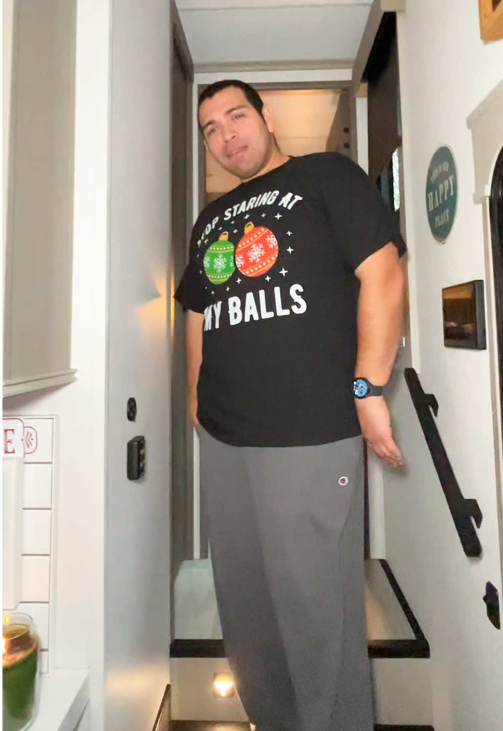 Stop staring at my balls 😂😂 #dadsoftiktok #dadtok #funnyvideos #hilarious #dadandson 