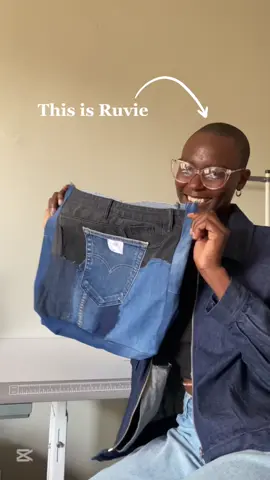 From thrifted jeans to cool pieces🔥Every stitch tells a story.The next chapter drops Nov 13💙 #denim #upcycleddenim #sustainablefashion #slowfashion #fyp 
