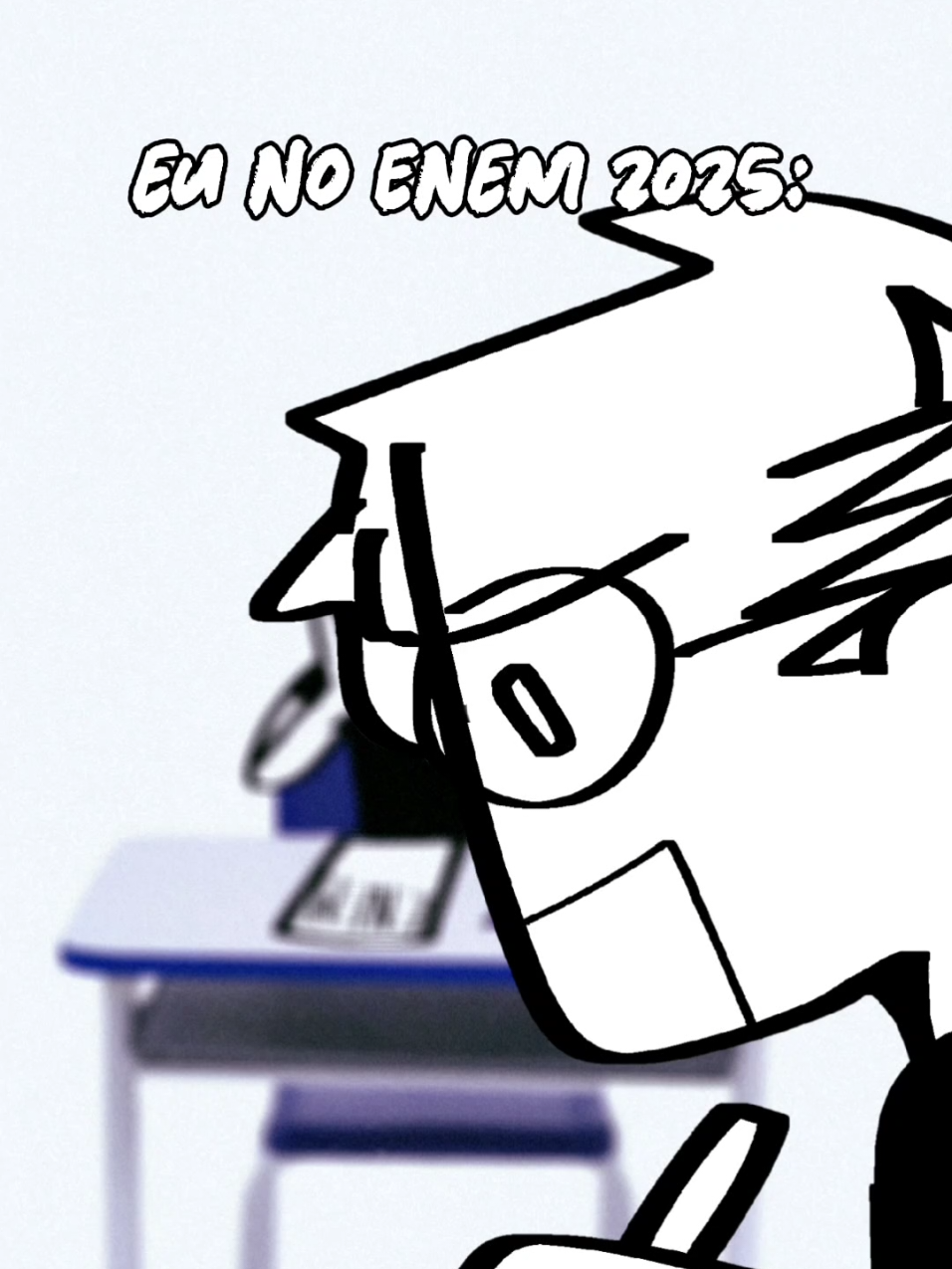 QUE PROVA FOI ESSA 😭😭😭 #enem #dublagembr #dublagemhumor #animado #humor 