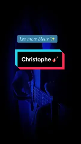#lesmotsbleus #christophe #chansonfrancaisenostalgie #fingerstyle_guitar #guitarecover 