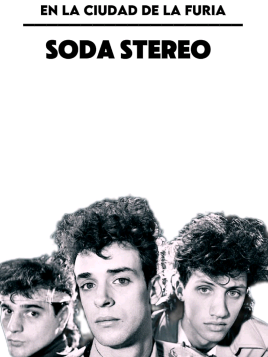en la ciudad de la furia - soda Stereo #gustavocerati #sodastereo #rock #typography #lyrics 