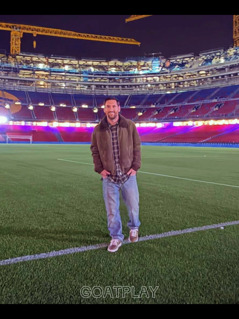 Lionel Messi regresa al Camp Nou 💙❤️ #leomessi #campnou #fcbarcelona #noticias #hoy 