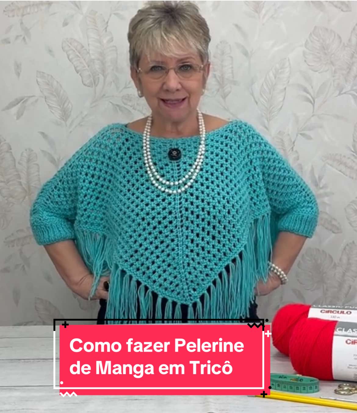 Aprenda Pereline de Manga em tricô com vitoria quintal. #tricô #artesanato