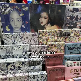 christmas is coming up, buy me kpop albums🫰 #kpop #christmas #newjeans #fyp #viral 