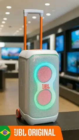 Som potente, luzes vibrantes e design incrível! 💥 Leve a festa com você com a JBL ORIGINAL! 🔊🔥 #JBL #CaixaDeSom #finderviralshopee2025 #fyyy 