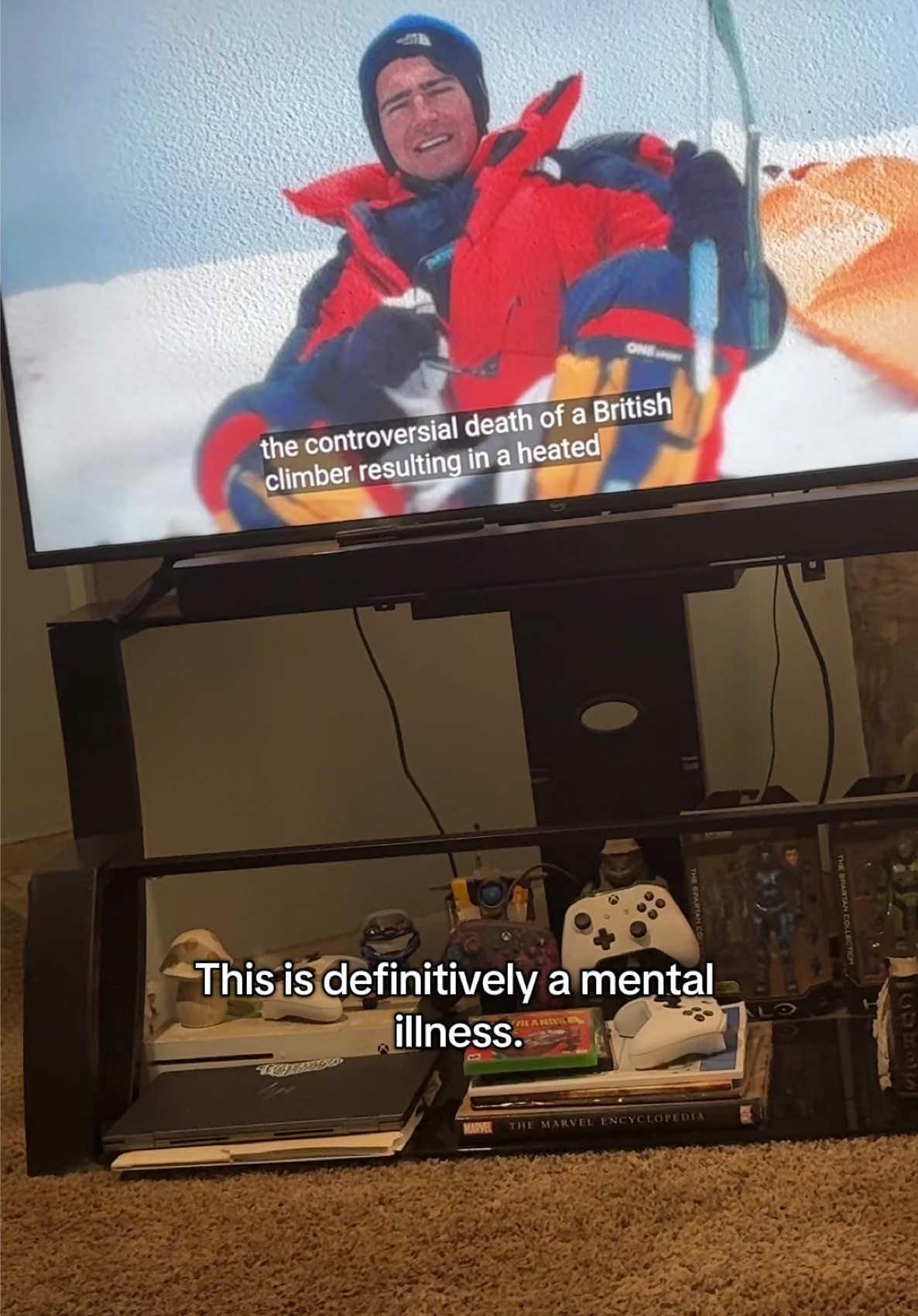 imma punch drywall rn 😤 #mountain #climbing #everest #accident #wtf 