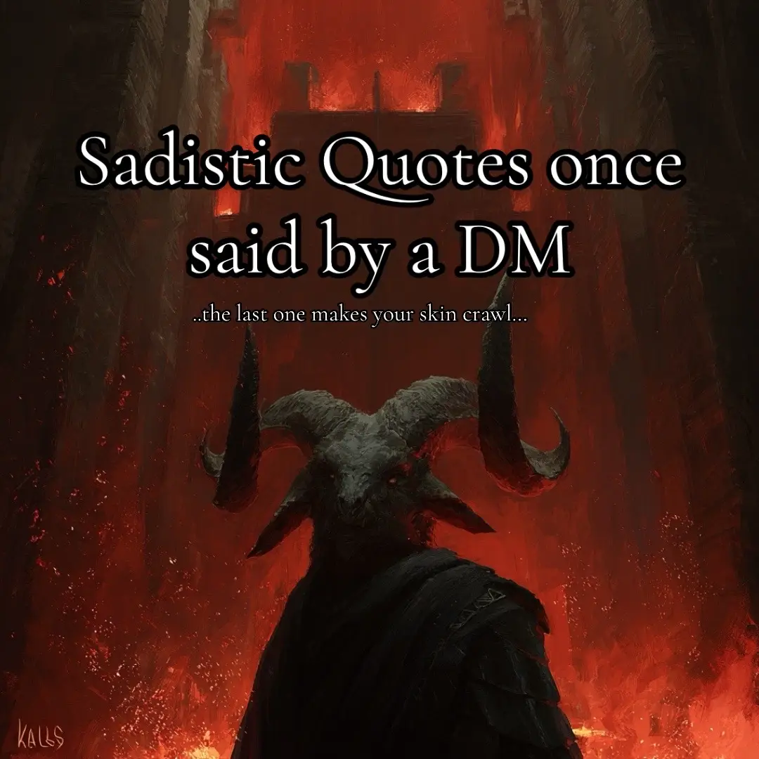I encourage every DM to tap into their dark side  #dnd5e #dnd #dungeonsanddragons #dndtiktok #dndfyp 