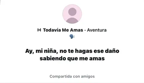 Ya sé que yo fallé, pero tu orgullo y tu actitud Me impiden recuperarte🥲#notasdeinstagram #musica #aventura #instagram #viralvideos 