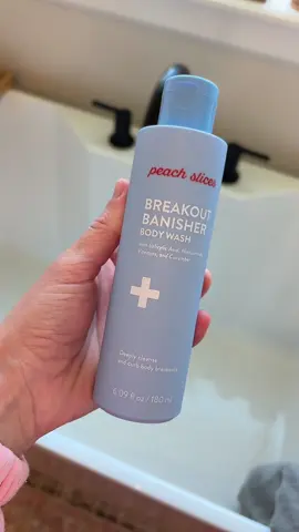 Peach Slices Breakout Banisher Body Wash #peachslicesbreakoutbanisher #peachslices #acnebodywash #peachslicesbreakoutbodywash 