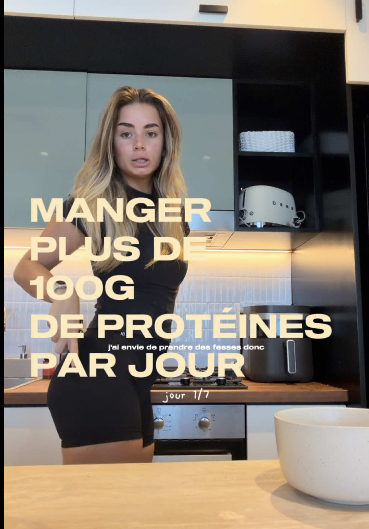 je m’attendais pas à ce résultat final 😳 abonne-toi si tu veux rejoindre le challenge que je me suis lancé : manger + de 100g de protéines par jour en espérant (enfin) avoir des 🍑 un jour 😂 #challenge #food #whatieat 