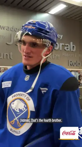 In honor of the Jonas Brothers in Buffalo 🙌 #buffalosabres #jonasbrothers #NHL 