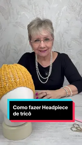 Aprenda a Fazer uma Headpiece de tricô com Vitória Quintal. Tendência do Verão. #tricô #moda #verão2025 #artesanato