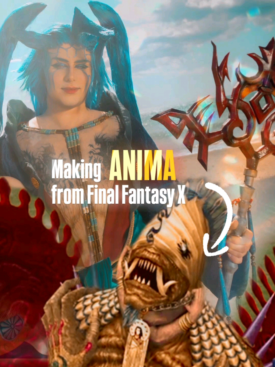 Here is how I made ANIMA from Final Fantasy 10 #ffx #finalfantasy #finalfantasyx #ff10 #finalfantasy10 @Square Enix DE @SquareEnix 