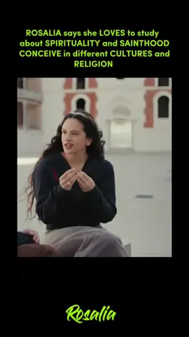 ROSALIA says she loves to study about spirituality ✨ and Saint-hood💫 conceives in different cultures🤍 and religions🍂. In a recent interview with Zane Lowe she opens up about Spirituality and Sainthood.  . . #rosalia #spirituality #culture #religious  #fyp 