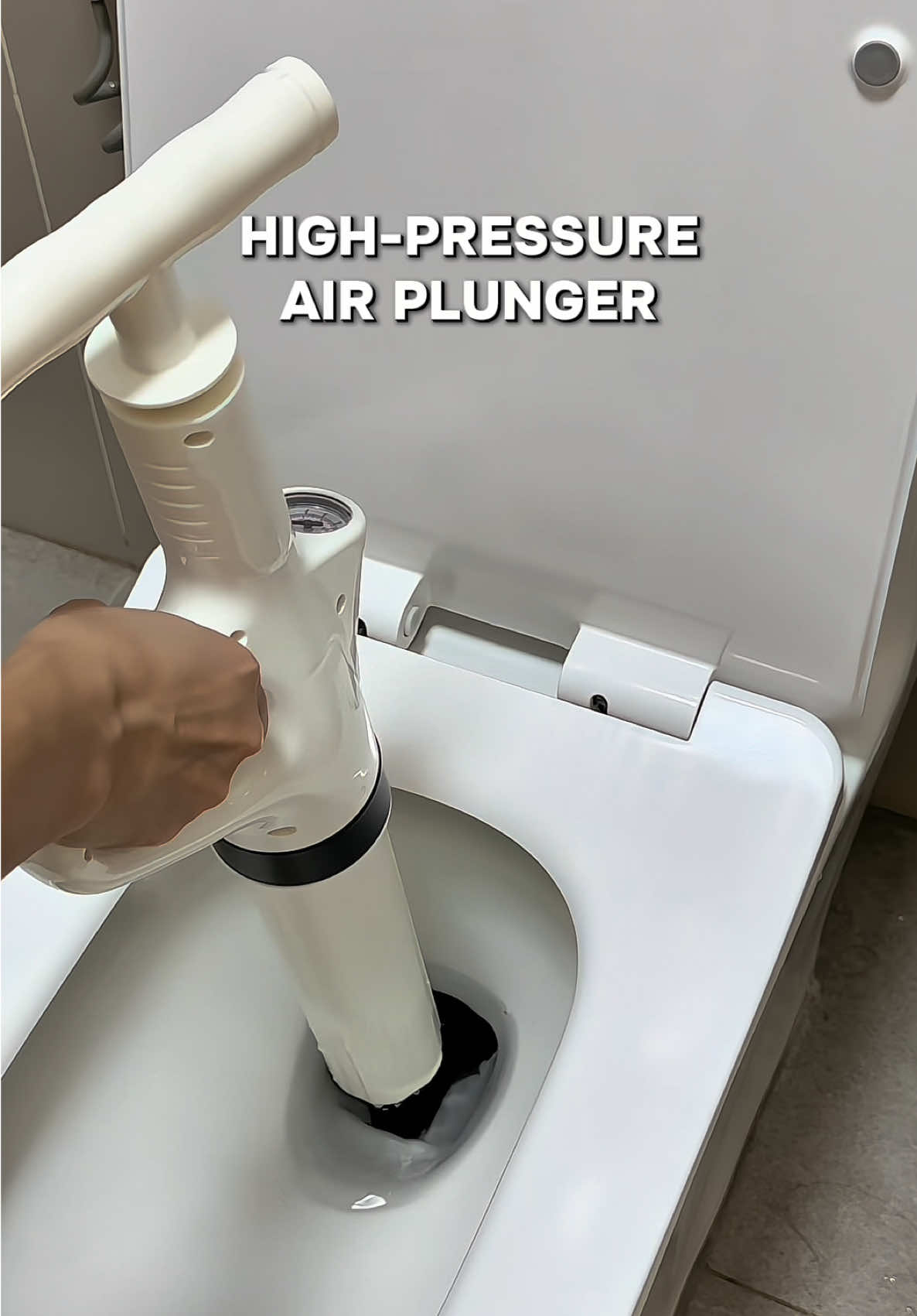Tanggal talaga yung bara sa bowl nyo pag ganito yung ginamit nyo. ☺️ High-Pressure Air Plunger link here:  @katrin ᥫ᭡  #highpressure #airplunger #toilet #plunger 