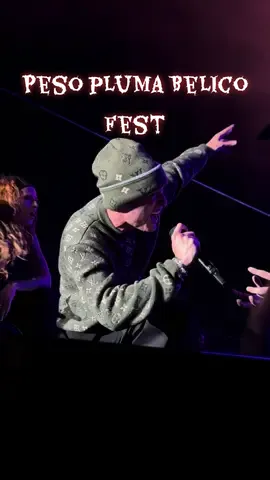 Peso pluma en el Belico fest 🦜 #pesopluma #belicofest #ladoblep #corridostumbados #musica 