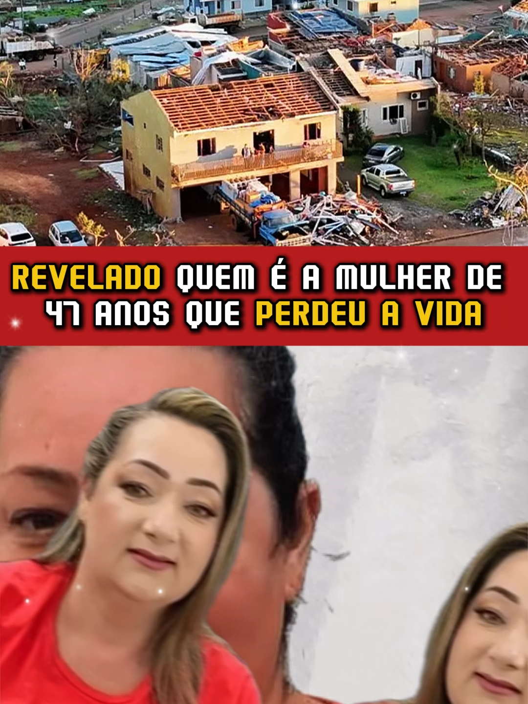 Adriane Maria de Moura, de 47 anos, foi uma das seis vítimas fatais do tornado de categoria EF3 que atingiu o Paraná. #adrianademoura#parana#riobonito#ciclone
