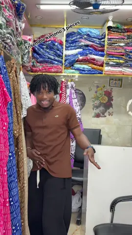 Ensemble kimono 3 pièces   Adresse Dakar marché colobane #kingdesfournisseurs #zallmbaye #sokon #terameeting #mamendiayesavon 