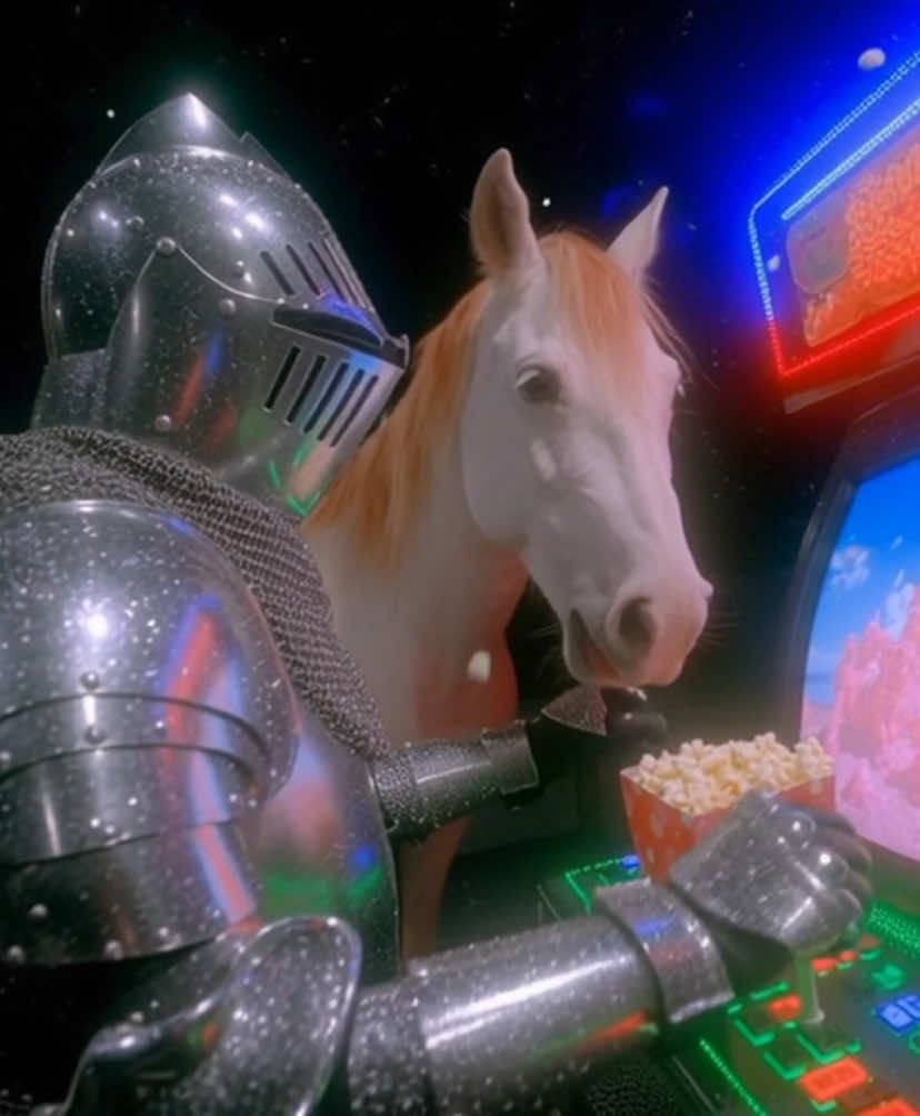 Steel & Hooves: Knight Out 🐎 #surreal #knight #fantasy #weirdcore #midjourney 