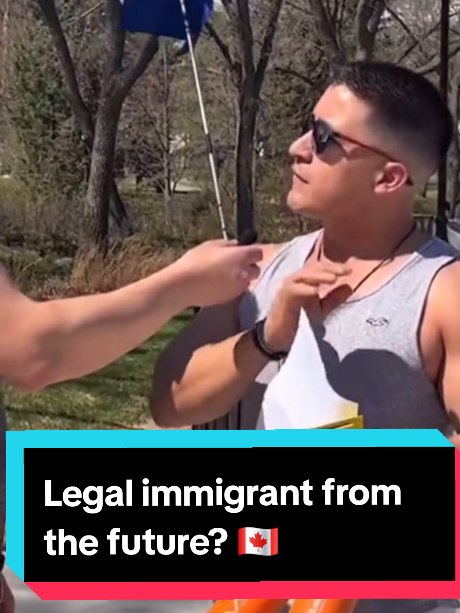 legal immigrant from the future ? #Canada #news #tiktok2025 #immigrant #venezuela 