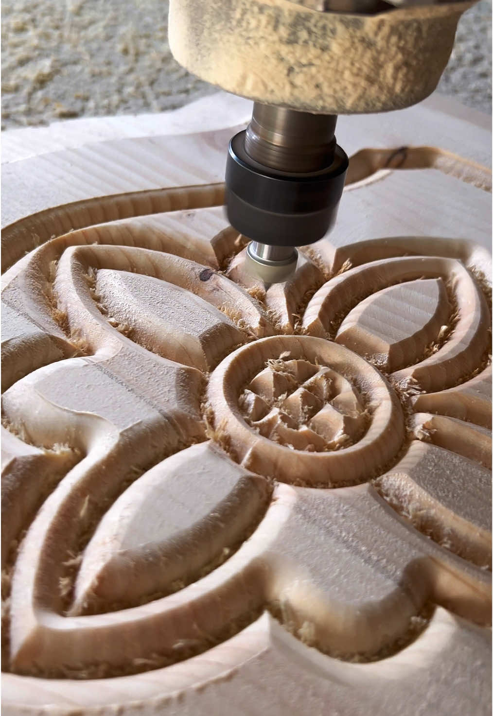 CNC Router Precision | The Most Perfect Wood Carving You’ll Ever See 😍🪵✨