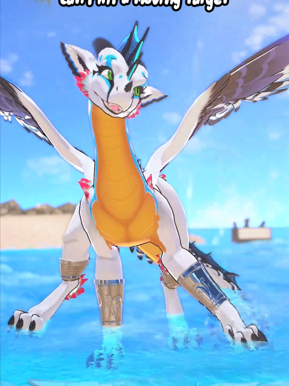 💃🕺💃🕺 I do be movin and groovin as I'm dodging that seasonal depression! #vrchat #quadavatar #feraldragon #dragoness #equestrialgirls #mlp 