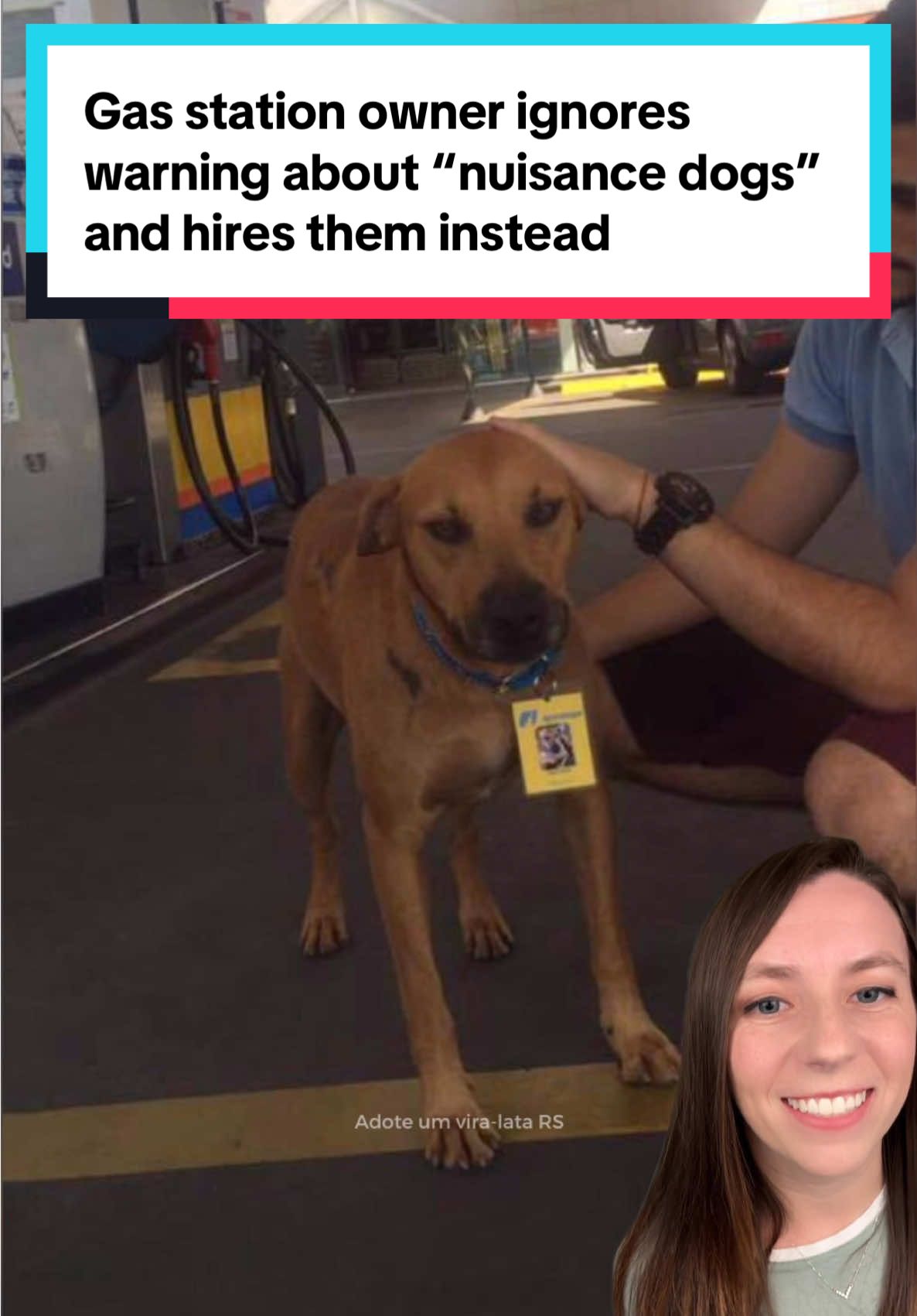 A new gas station owner in Brazil was warned not to feed three 